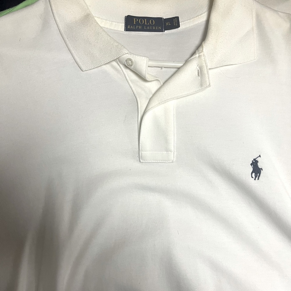 Like new Polo by Ralph Lauren standard white cotton polo
